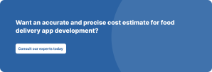 Cost Estimate for Food Delivery App Development